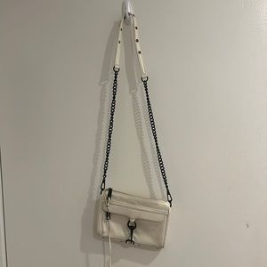 Super cute! Barely used white cross body bag!